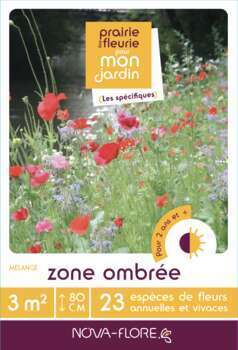 Mélange fleuri  Zone ombrée  : 16 g