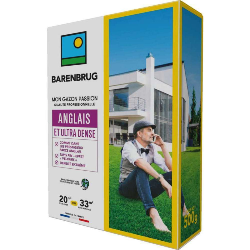 Gazon Anglais et ultra dense - boite de 500g