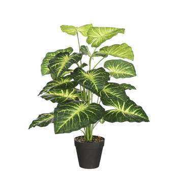 Caladium artificiel en pot Ø50 cm