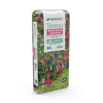 Terreau pour plantes fleuries et géraniums - sac d