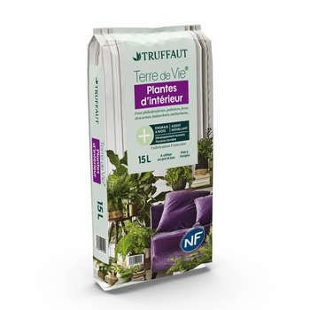 Terreau Terre de Vie® : plante intérieur, 15L