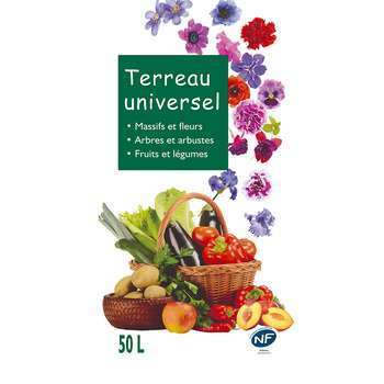 Terreau universel - sac de 50 litres
