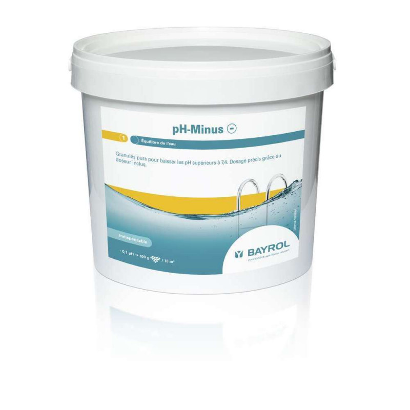 Granulés pour piscine pH Minus - seau de 6 kg