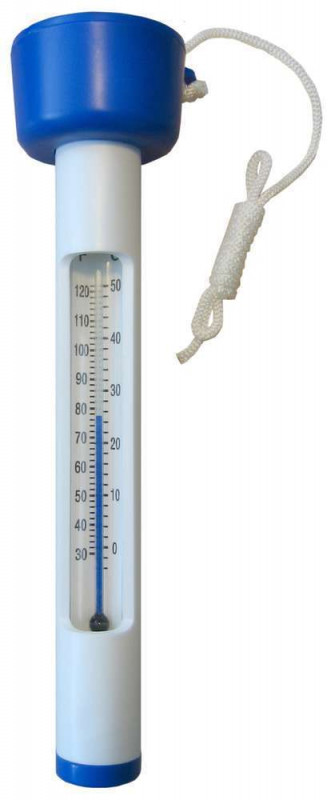 Thermomètre pour piscine flottant en plastique ble