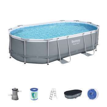 Kit piscine ovale Power Steel Frame : 10 949L