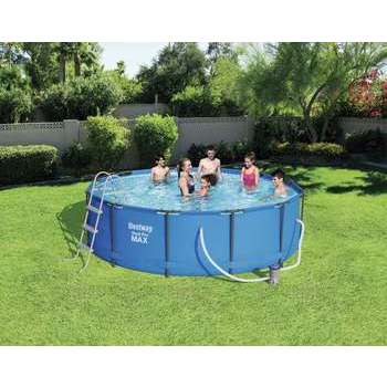 Kit piscine STEEL PRO MAX POOLS tubulaire ronde en