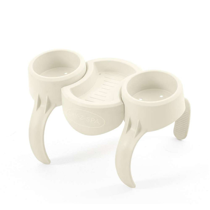 Porte-gobelet beige pour spa gonflable - 26,5x13,5