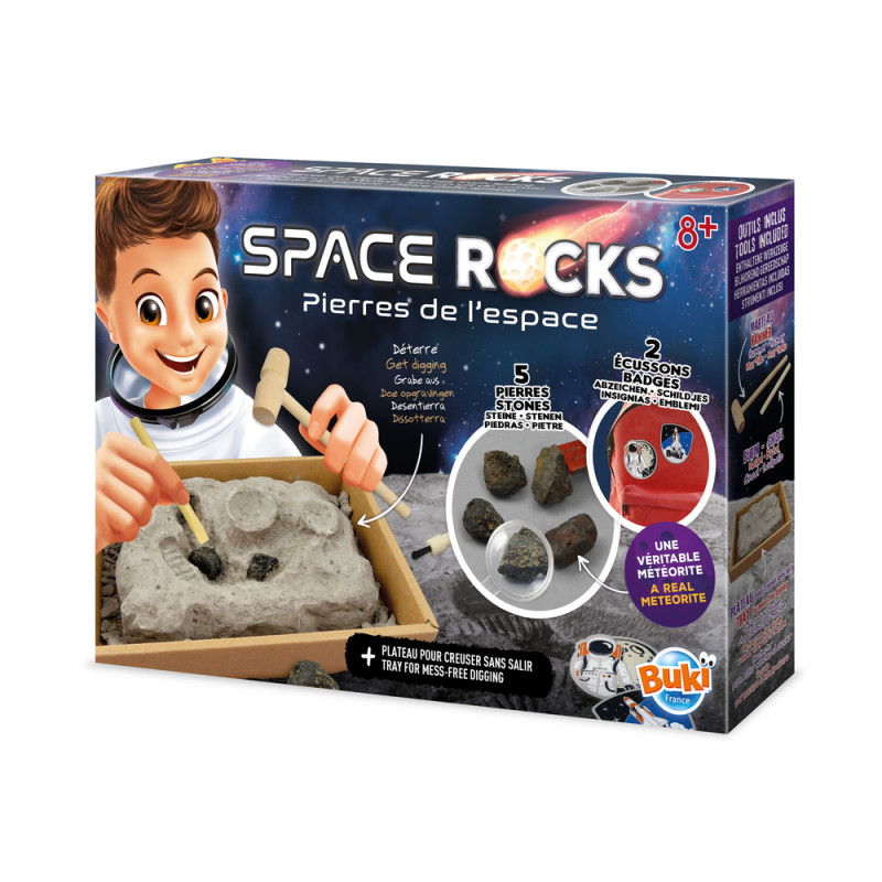 Kit découverte de pierres de l'espace