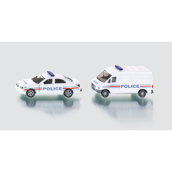 Set police 2 véhicules : éch.1/64ème