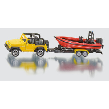 Jeep + bateau : échelle 1/64éme