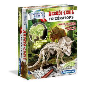 Coffret d'archéologie tricératops