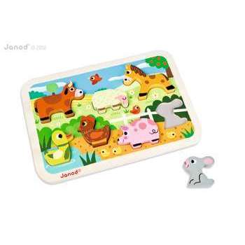 Chunky Puzzle Ferme 7 pièces (bois)