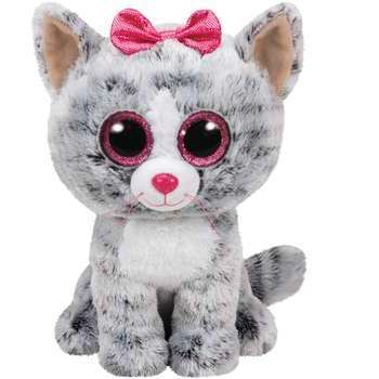 Peluche chat TY Beanie Boo : polyester, 15cm