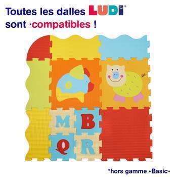 Tapis d'éveil mousse 3D : Animaux