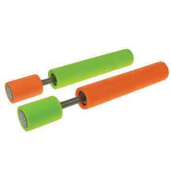 Lance à eau Waterflash verte et orange en plastiqu