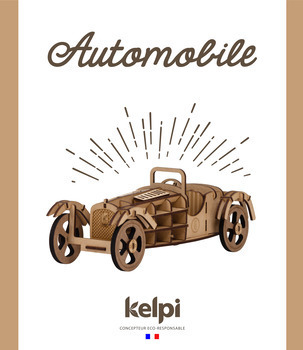 Maquette voiture bois