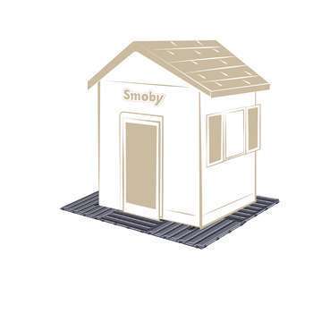 Set de 6 dalles 45x45 Maison Smoby