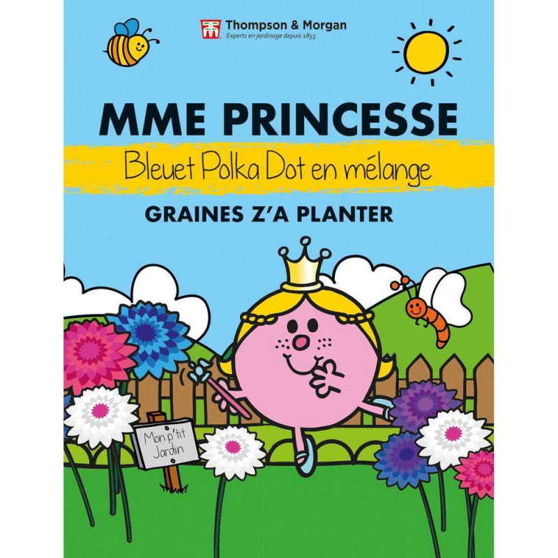 Graines De Fleurs Bleuet Polka Dot-Mme Princess