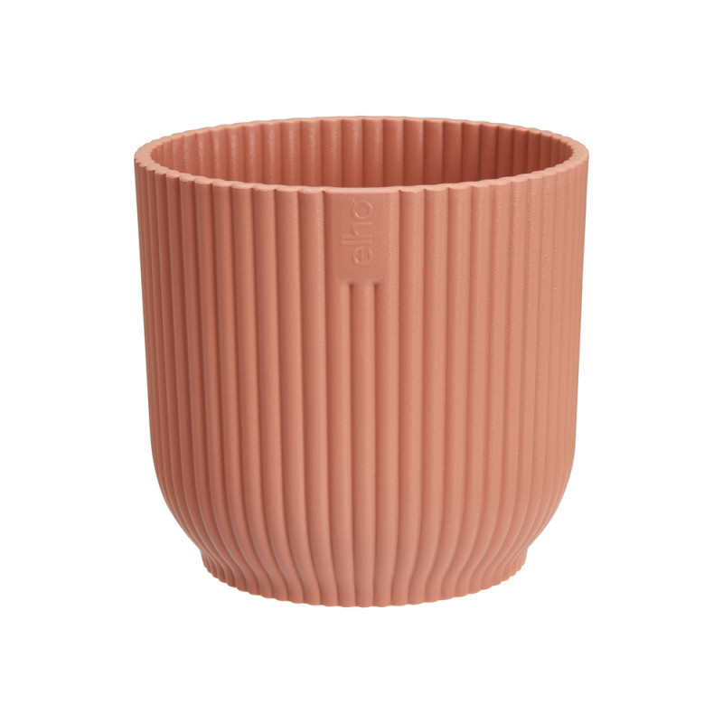 Cache-pot Vibes Fold rond mini Ø7cm rose poudré