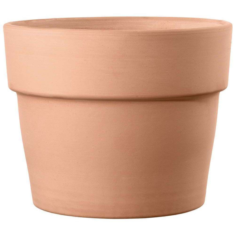 Pot Vaso Perfetto White en terre cuite - H. 38,9 x