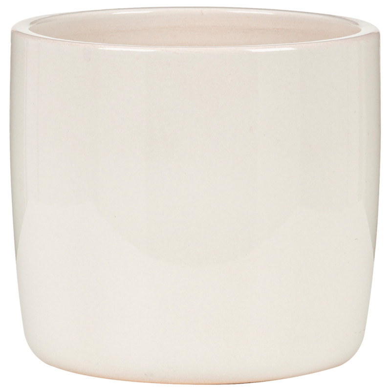 Cache-pot Bone White Ø18cm