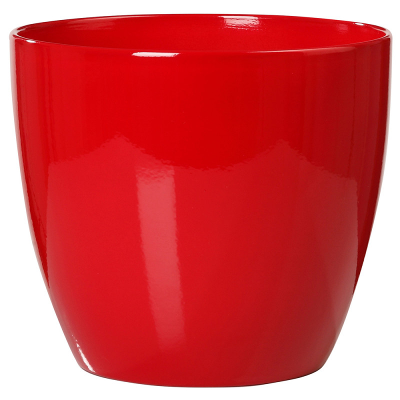Mini cache-pot en céramique 920 coloris Rouge Ø9cm