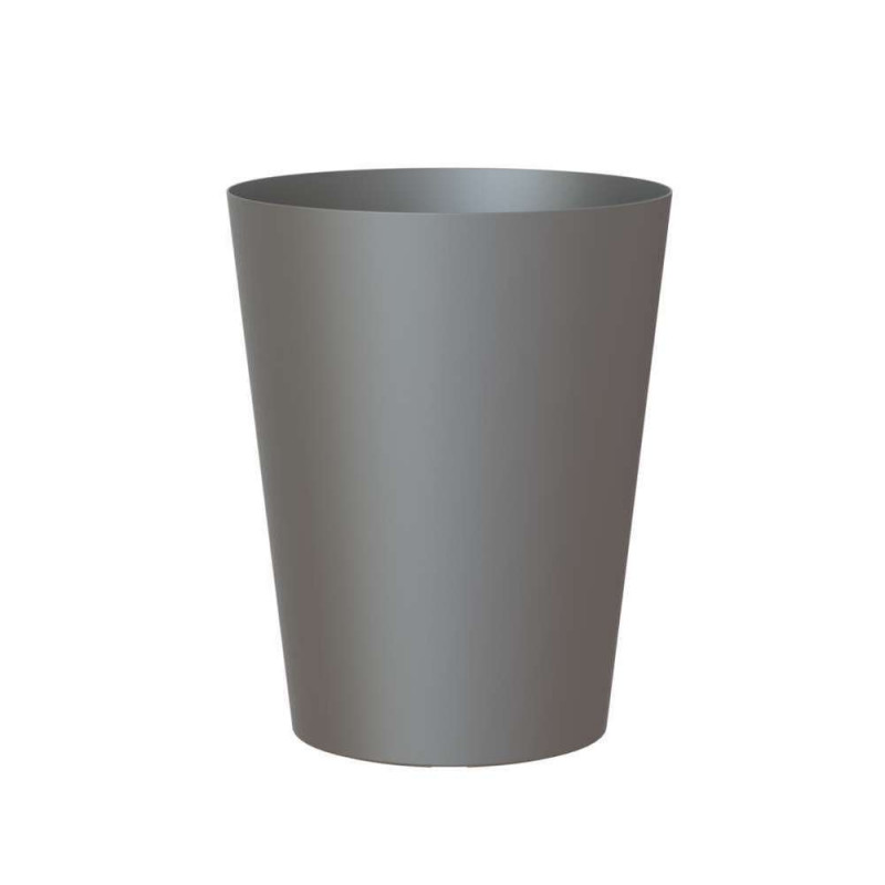 Pot d'intérieur Porto en plastique anthracite Ø40