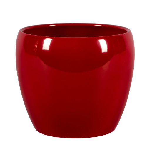 Cache-pot ZT rouge Ø15. 5cm - H13. 3cm