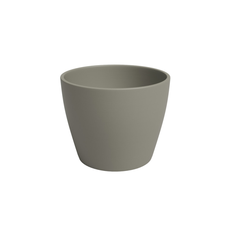 Cache-pot Nubia Cactus, coloris taupe - D. 9cm