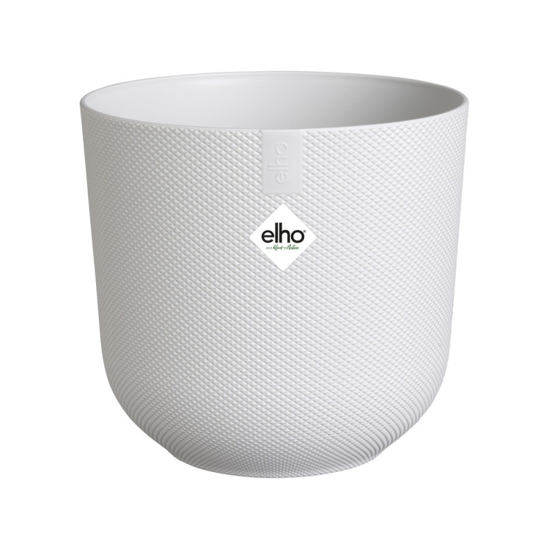 Cache-pot Jazz ?14cm blanc soie