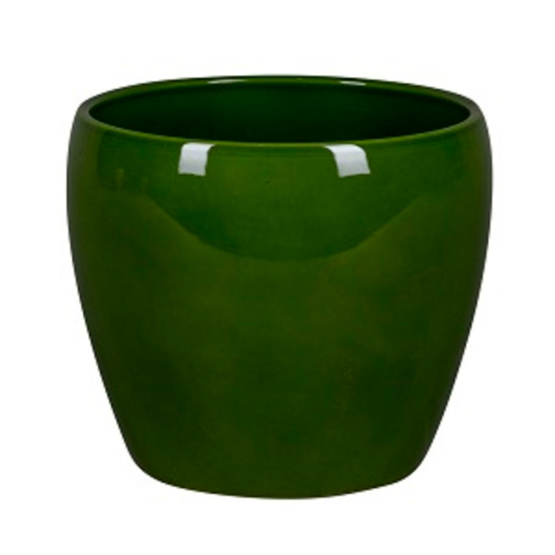 Cache-pot d'intérieur ZT 5500 vert D29cm - H. 24.