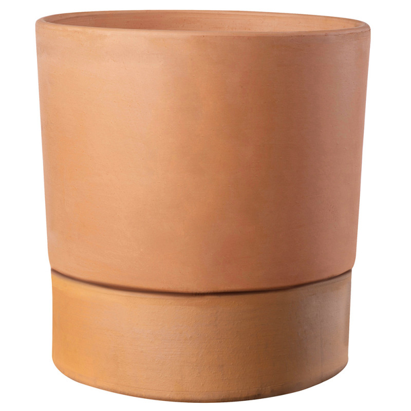 Kit Pot et Soucoupe Modul'O Cotto rond en terre cu