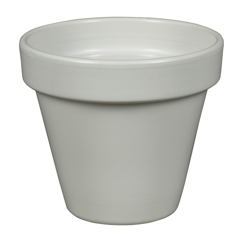 Pot Cali 01W blanc - 24x21cm