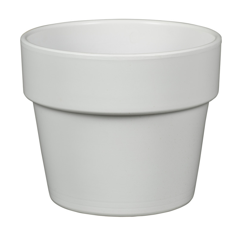 Pot Cali pour plante d'extérieur blanc - D. 28xH.
