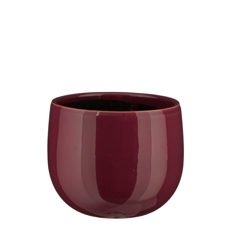 Cache-pot Pablo violet - H. 14xD. 16cm
