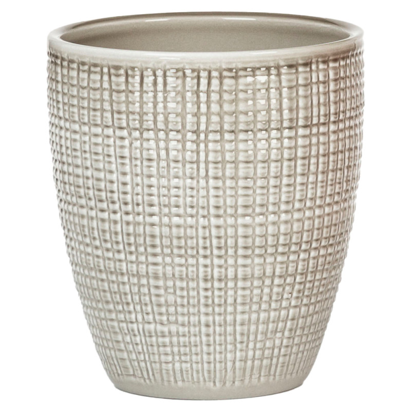 Vase pour orchidée en céramique, coloris Glass Tau
