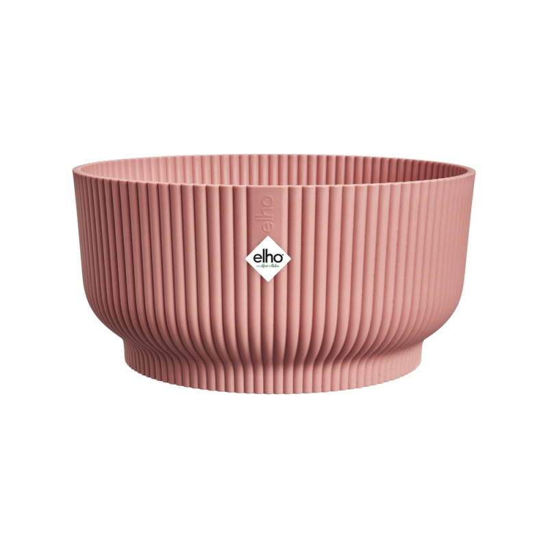 Cache-pot Vibes Fold Bowl, coloris rose poudré - D