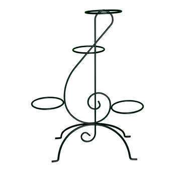Porte plantes Clé de sol pour 4 pots Ø 20cm, métal