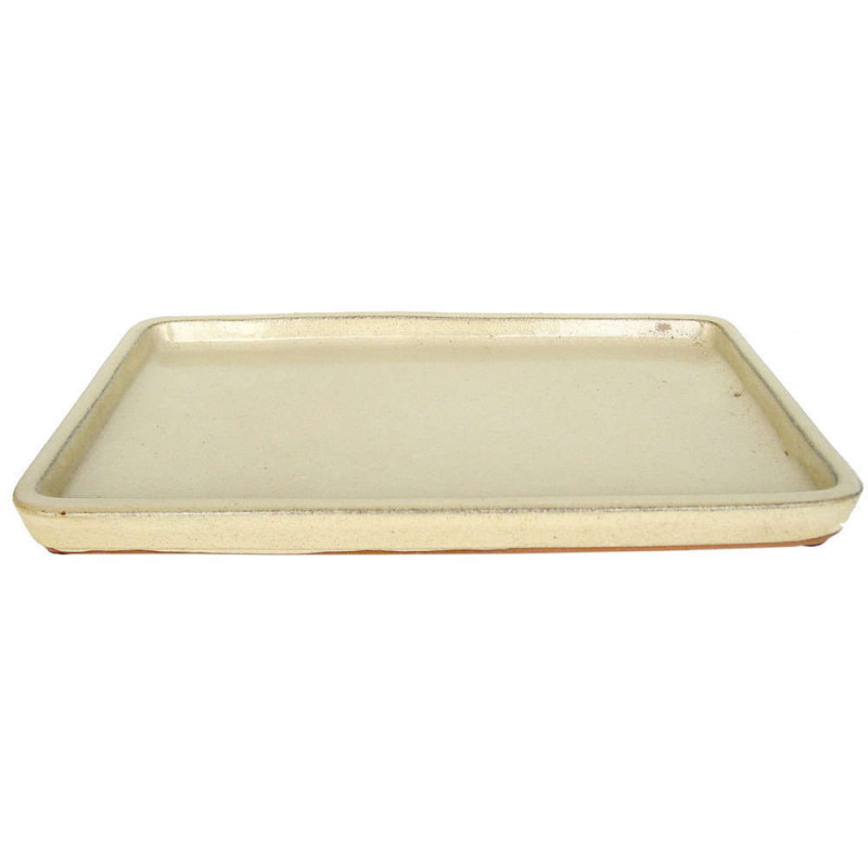 Plateau rectangulaire, en grès L. 18,5 x l. 12,5 c