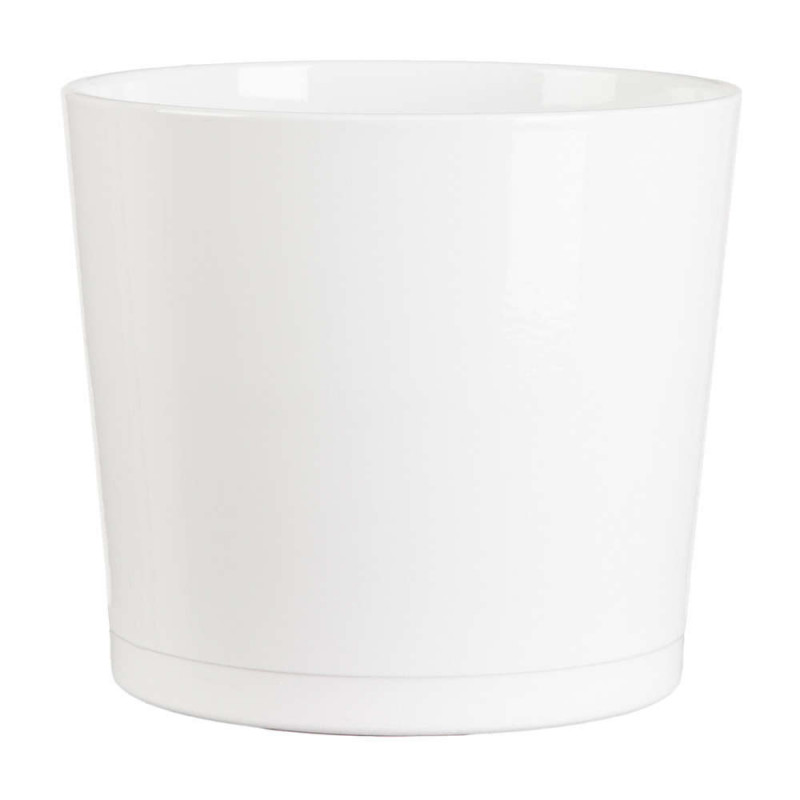 Cache-pot 883 en céramique, blanc Ø 28 x H. 23 cm