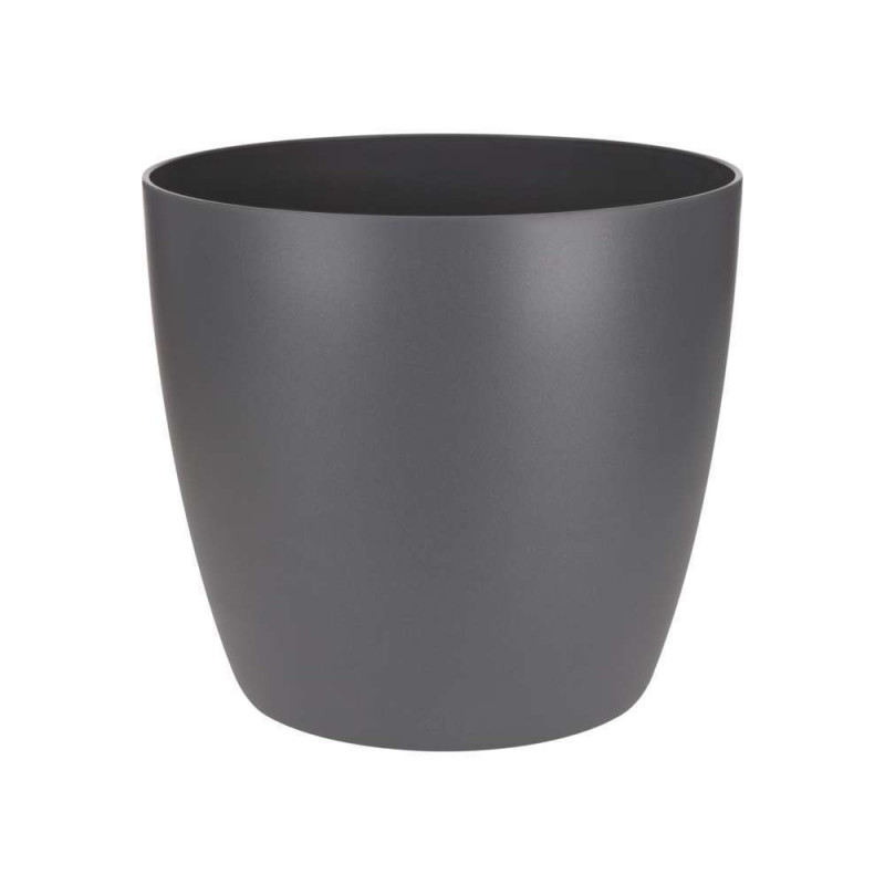 Cache-pot Brussels Mini, anthracite Ø 6,7 x H. 5,9