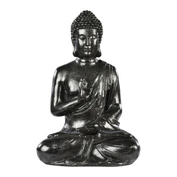 Statue Bouddha Hindou : ton ciré, h.40cm