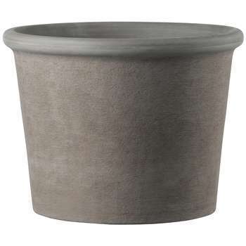 Pot cylindrique Primitivo Grafite en terre cuite D