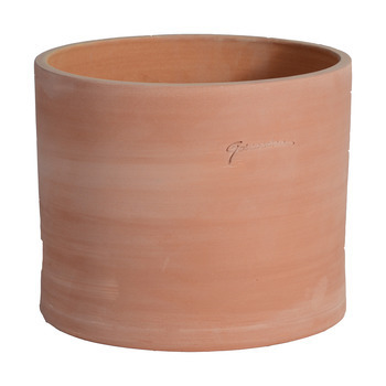 Pot cylindre en terre cuite L. 23 x H. 18cm