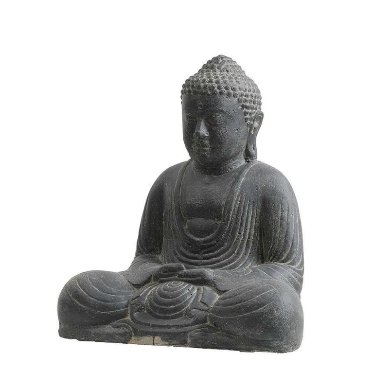 Statue Bouddha Japonais assis - H.41cm