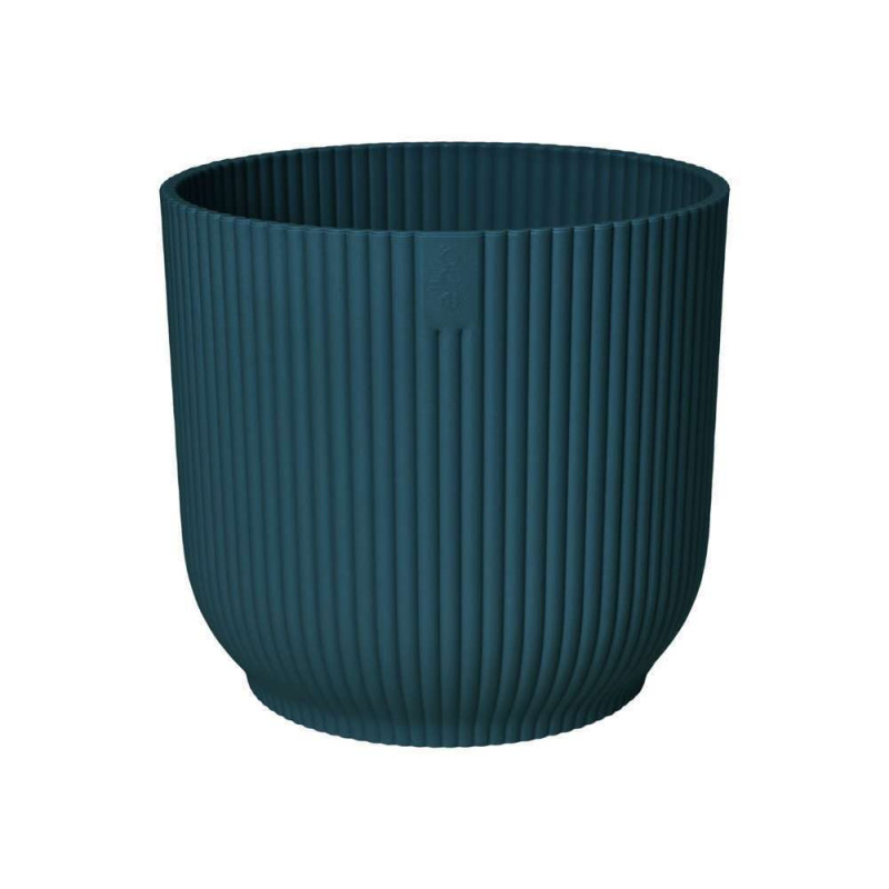 Cache Pot Vibes Fold Rond Ø14cm Bleu