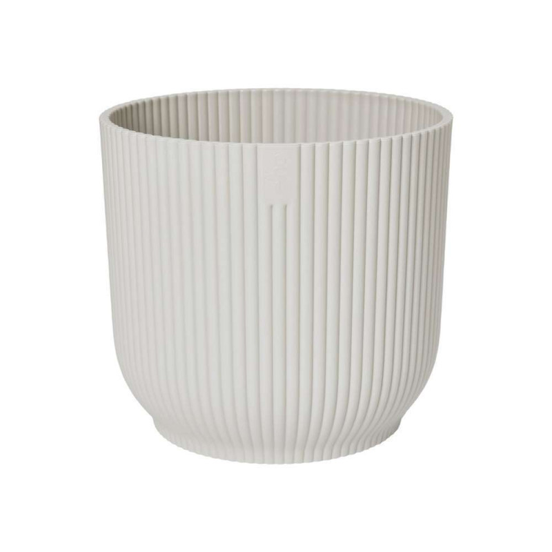 Cache Pot Vibes Fold Rond Ø22cm Blanc