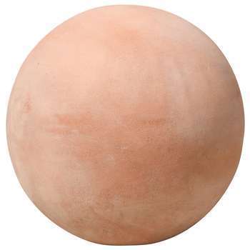 Sphère Terra 15cm en terre cuite rosée