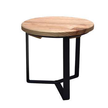 Sellette industrielle Basse en fer plat - D. 29 x
