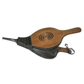 Souflet diam 19cm manche court. Simili cuir avec c